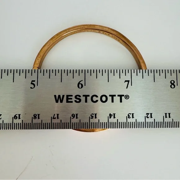 Kate Spade Spot The Spade Pink Enamel Hinged Bangle Bracelet - Picture 11 of 11